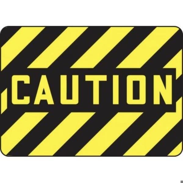 Accuform OSHA CAUTION SAFETY SIGN CAUTION 7 in MEQM666XV - main